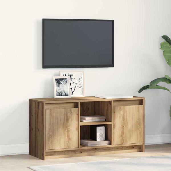 vidaXL TV Units Brown 100 x 34 x 50 cm Engineered wood