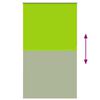 vidaXL Roller Blind Blackout Leaves Green 130x210 cm Fabric Width 126.6 cm Polyester
