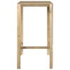 vidaXL Bar Table 60x60x110 cm Impregnated Pinewood