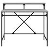 vidaXL Desk Grey Sonoma 100x50x90 cm Engineered Wood and Iron