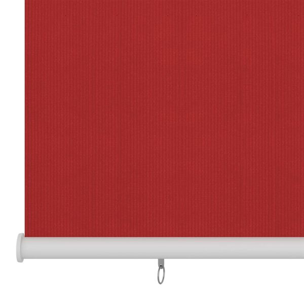 vidaXL Outdoor Roller Blind 120x230 cm Red HDPE