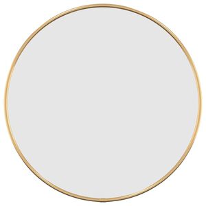 vidaXL Wall Mirror Gold &Oslash; 40 cm Round