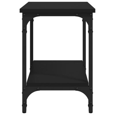 vidaXL Side Table Black 40x30x42 cm Engineered Wood