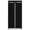 vidaXL Wardrobes 2 pcs Black 75x50x160 cm