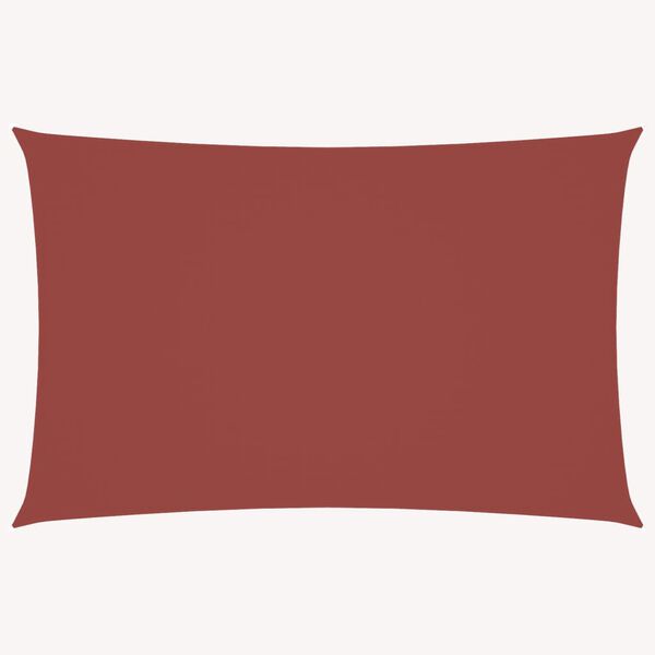 vidaXL Sunshade Sail Oxford Fabric Rectangular 5x8 m Terracotta