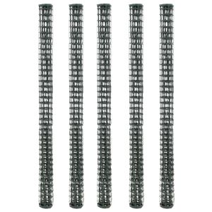 vidaXL Garden Fence Meshes 5 pcs HDPE 1x1.2 m Green