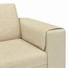 vidaXL Sofa Set Cream Fabric