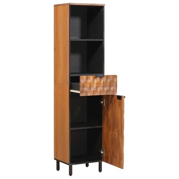 vidaXL Bathroom Cabinet Brown 38 x 33 x 160 cm Solid Mango Wood