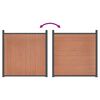 vidaXL Fence Panel WPC Brown 180x186 cm