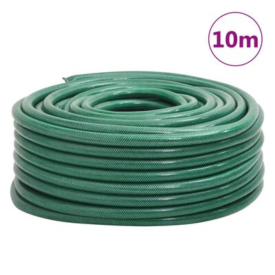 vidaXL Garden Hose Green 1" 10 m PVC