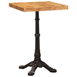 vidaXL Bistro Table 50 x 50 x 76 cm Solid Acacia Wood Brown Square