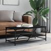 vidaXL Coffee Table Black 100x49x40 cm Engineered Wood