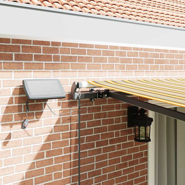 vidaXL Retractable Awning Manual Multicolour 450 x 300 cm Fabric