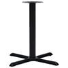 vidaXL Bistro Table Leg Black 76x76x72 cm Cast Iron