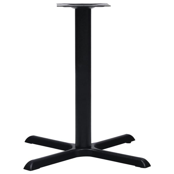 vidaXL Bistro Table Leg Black 76x76x72 cm Cast Iron