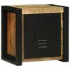 vidaXL Bathroom Furniture Set 4 pcs Brown and Black Solid Mango Wood
