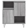 vidaXL Sideboards 2 pcs Grey Sonoma Engineered Wood