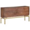 vidaXL Sideboard 120x29x60 cm Solid Mango Wood