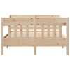 vidaXL Bed Frame without Mattress 140x190 cm Solid Wood Pine