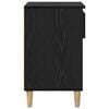 vidaXL Shoe Cabinet Black Oak 102 x 36 x 60 cm Engineered Wood