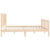 vidaXL Bed Frame without Mattress 200x200 cm Solid Wood