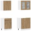 vidaXL 4 Piece Kitchen Cabinet Set Lyon Artisan Oak Engineered Wood