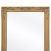 vidaXL Wall Mirror Baroque Style 140x50 cm Gold