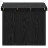 vidaXL Coffee Table Black Oak 55 x 54.5 x 45 cm Engineered wood