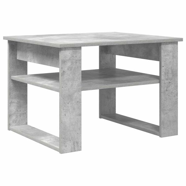 vidaXL Coffee Table Concrete Grey 64 x 54 x 44 cm Engineered Wood