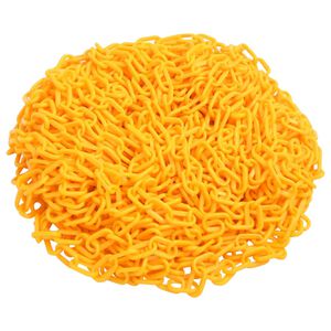 vidaXL Warning Chain Yellow 100 m &Oslash;8 mm Plastic