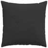vidaXL Sofa Pillows 2 pcs Black 80 x 80 cm Fabric