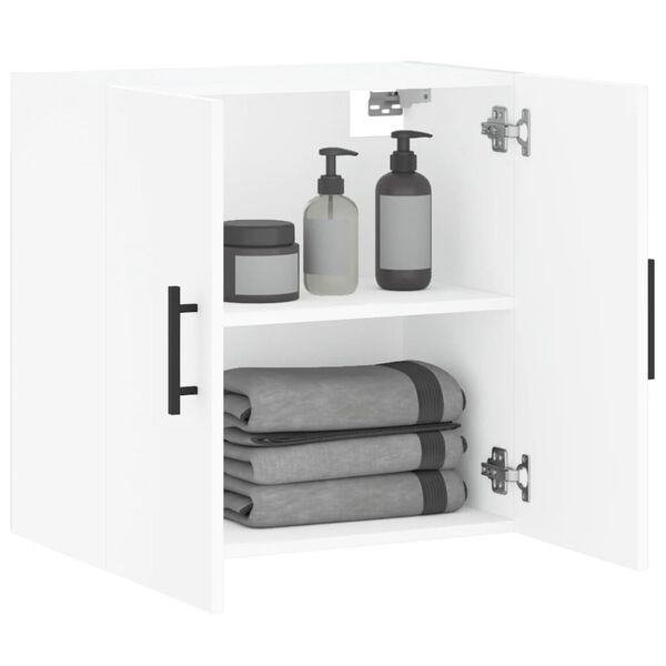 vidaXL Wall Cabinet White 60x31x60 cm Engineered Wood