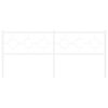 vidaXL Metal Headboard White 193 cm