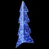 vidaXL Christmas Tree with 100 LEDs Blue 120 cm Acrylic