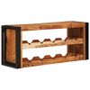 vidaXL Wine Rack Brown 100 x 45 x 33 cm Solid Acacia Wood