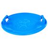 vidaXL Round Sledge Blue 66.5 cm PP