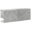 vidaXL Wall Cabinet 80x20x30 cm Concrete Grey Engineered Wood
