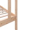 vidaXL Bed Frame without Mattress Solid Wood Pine Single