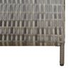 vidaXL Room Divider 5 Panels Grey Poly Rattan