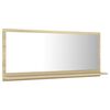 vidaXL Bathroom Mirror Sonoma Oak 90x10.5x37 cm Engineered Wood