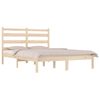vidaXL Bed Frame without Mattress Solid Wood Pine Small Double