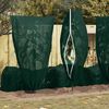 vidaXL Frost Protection Plant Fleece Covers 5 pcs Green 1.55 x 1.55 m