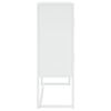 vidaXL Highboard White 80x35x100 cm Steel