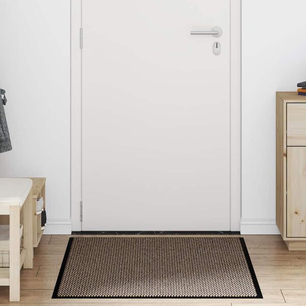 vidaXL Doormat Brown 90x120 cm