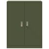 vidaXL Storage Cabinet Olive Green 80 x 40 x 105 cm Steel
