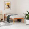 vidaXL Senior Bed without Mattress Wax Brown 90x190 cm Solid Wood Pine