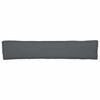 vidaXL Pallet Cushion Set 2 pcs Anthracite 200 x 40 x 8 cm