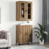 vidaXL Highboard 2 pcs Artisan Oak Engineered Wood