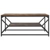 vidaXL Coffee Table Smoked Oak 90 x 50 x 40 cm