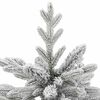 vidaXL Artificial Hinged Christmas Tree White 120 cm PE and PVC